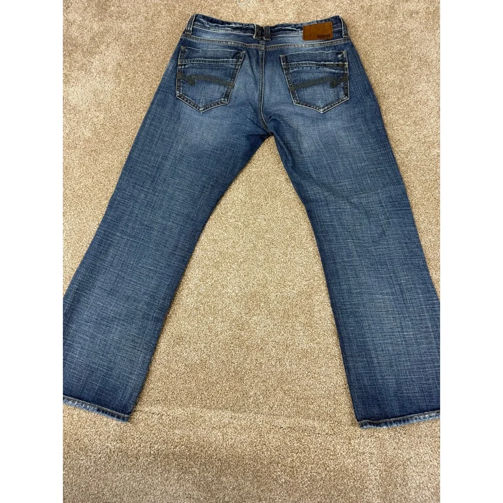 Y2K Mavi Josh Low Rise Easy Bootcut Jeans Mens 33x30 Medium Wash Denim Grunge